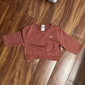 Gymshark Rust Red Crop Top